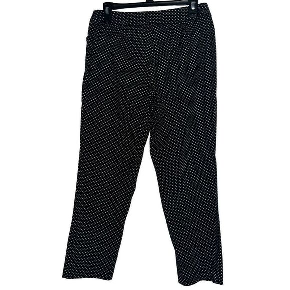 Olivia & Martin black & white polka dot pants 8P - Picture 3 of 4